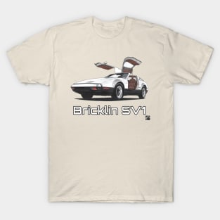 Geo3Doodles Bricklin SV1 (Text) Doodle T-Shirt